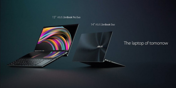 Asus presentó la ZenBook Pro Duo, la notebook equipada con dos pantallas