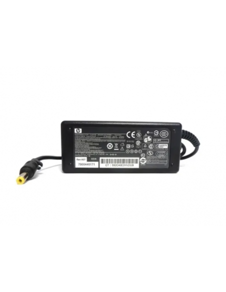 CARGADOR PARA PORTATIL HP 18.5V 3.5A AMARILLO 4.8X1.7MM