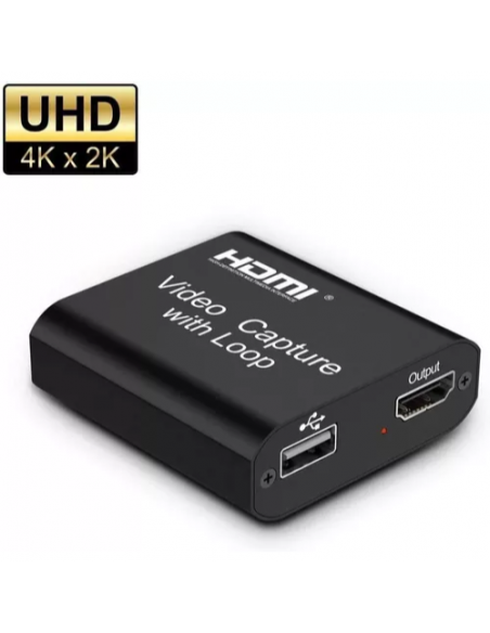 Capturadora video streaming usb hdmi 4k 2k consolas tv bo x