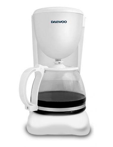 La cafetera eléctrica DCM1885 de Daewoo es un modelo de cafetera con una  capacidad de 1.2 litros y una potencia de 900W.