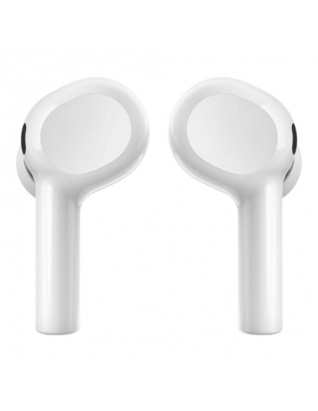 Auricular Inalámbrico Bluetooth Netmak Netpod Con Display Color Blanco