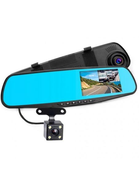 Espejo Retrovisor Con Camara Y Sensor Proximidad Hasta 32gb 1080p