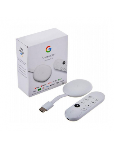 Chromecast 4 (hd) C/control Google Chromecast Google Chromecast Tv With Google  Tv (hd) Color Snow Ga03131-us - No Incluye Tra