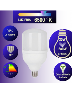 Lampara Led Hi Power 30w