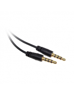 Cable de audio stereo 3.5mm de 4 secciones de 2m